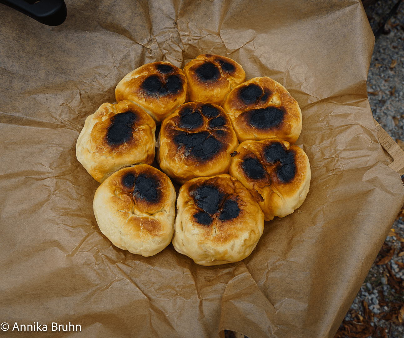 Leider verbrannte Brötchen